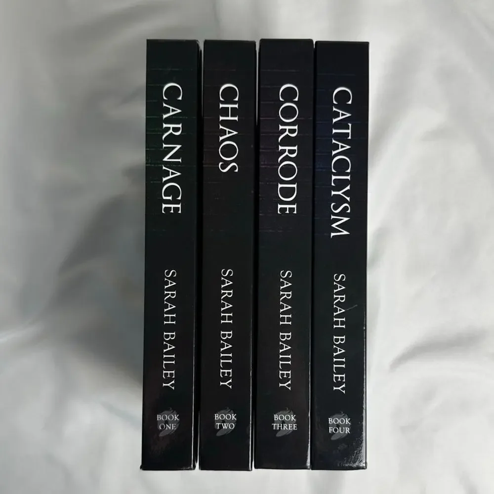 Sarah Bailey Four Horsemen Set Carnage Chaos Corrode Cataclysm Hardcover